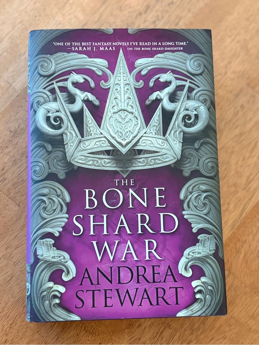 The Bone Shard War by Andrea Stewart - Purple Hardcover